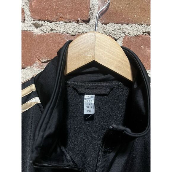 Adidas Mens Black Full Zip Camo Striped Lightweight Sweatshirt Size Medium - Picture 3 of 3